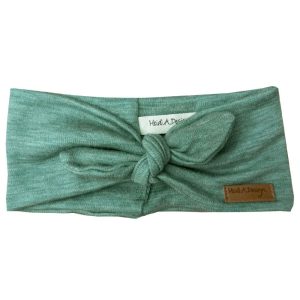 Merino head wrap, mint green