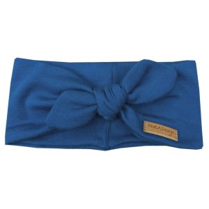 Merino head wrap, petrol blue